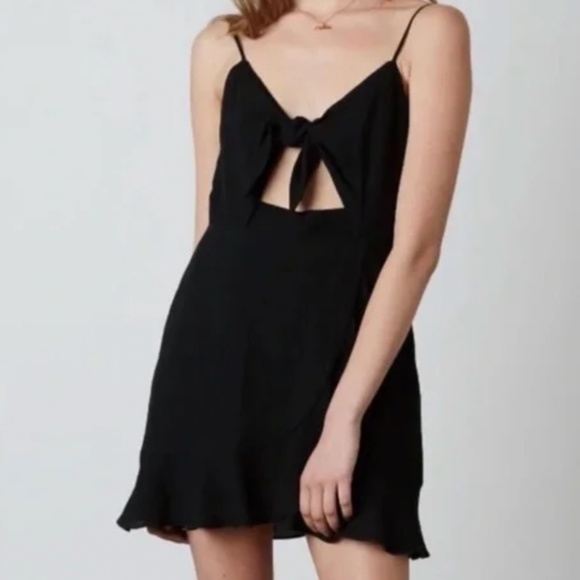 Cotton Candy Dresses & Skirts - Black dress with adjustable front tie